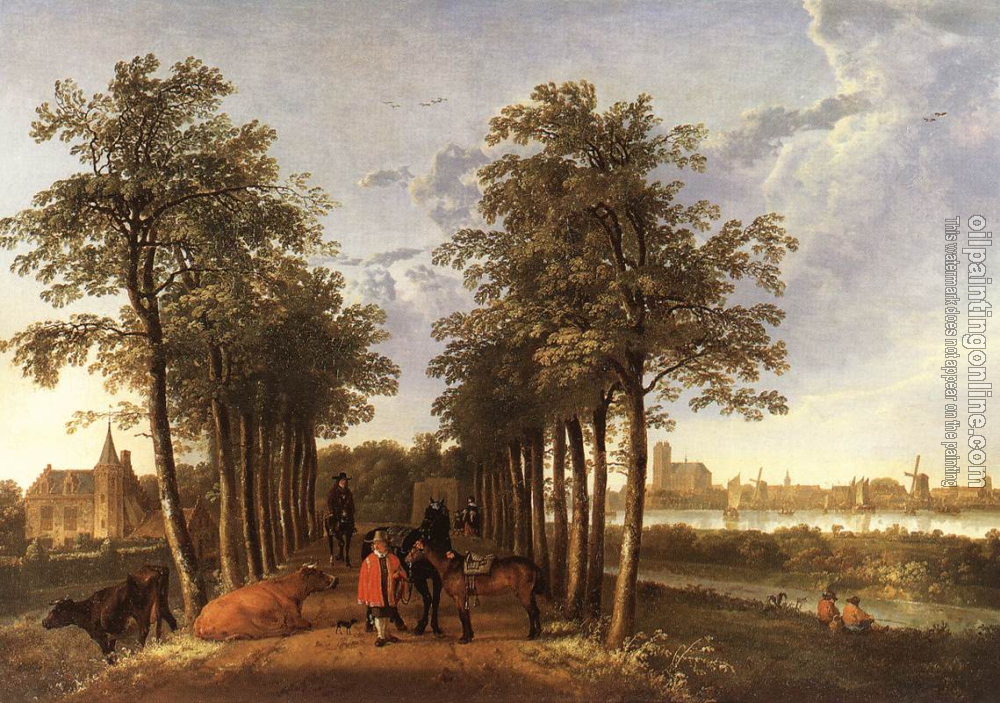 Aelbert Cuyp - The Avenue At Meerdervoort